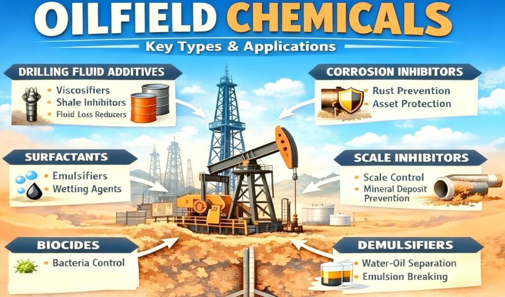 Oilfield Chemicals Main functions and Trends